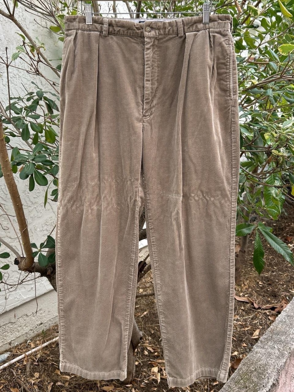 Vintage 1990s Polo Ralph Lauren Corduroy Pants Mens 36 Fits 33x29 Pleated